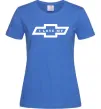 Жіноча футболка I love my Chevrolet Яскраво-синій фото