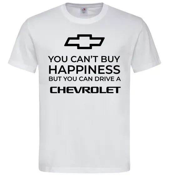 Мужская футболка Drive a Chevrolet Белый фото