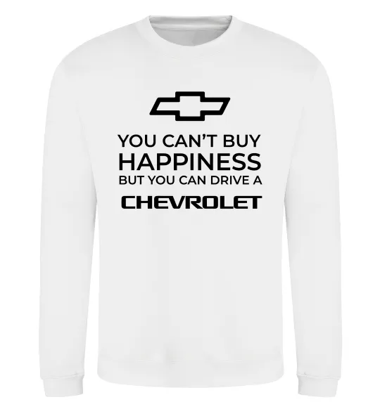 Світшот Drive a Chevrolet Білий фото