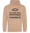 Мужская толстовка (худи) Drive a Chevrolet Песочный фото