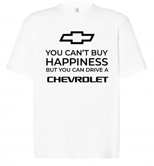 Футболка Оверсайз Drive a Chevrolet Белый фото