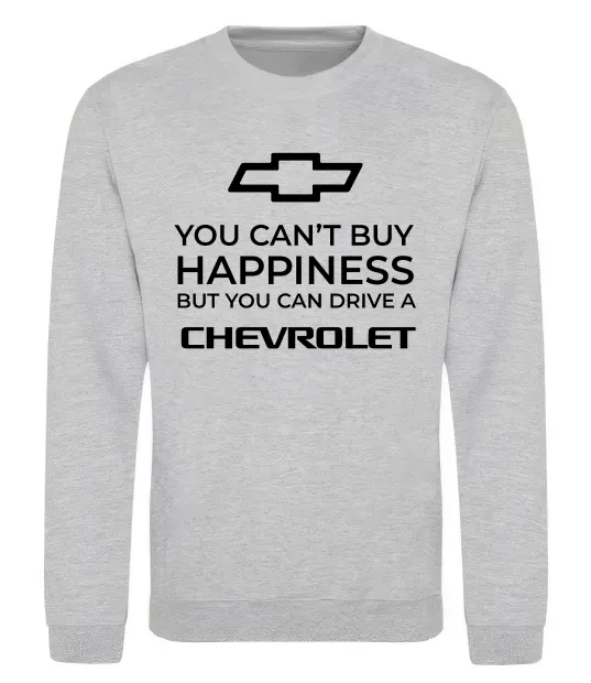 Свитшот Drive a Chevrolet Серый меланж фото