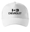 Кепка I <3 Chevrolet Белый Кепка I <3 Chevrolet Белый фото