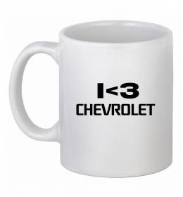 Чашка керамическая I <3 Chevrolet