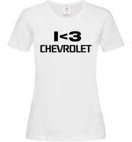 Жіноча футболка I <3 Chevrolet Жіноча футболка I <3 Chevrolet