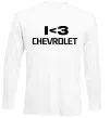 Лонгслив I <3 Chevrolet Белый фото