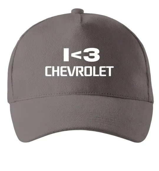 Кепка I <3 Chevrolet Серый фото