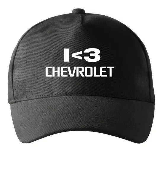 Кепка I <3 Chevrolet Черный фото