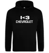 Чоловіча толстовка (худі) I <3 Chevrolet Чорний Чоловіча толстовка (худі) I <3 Chevrolet Чорний фото