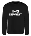 Свитшот I <3 Chevrolet Черный фото
