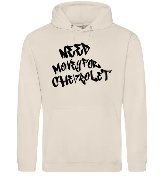Мужская толстовка (худи) Need money for Chevrolet Таш фото