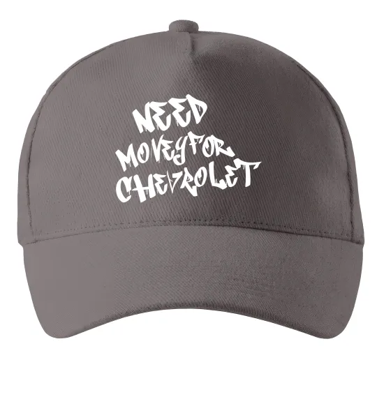 Кепка Need money for Chevrolet Серый фото