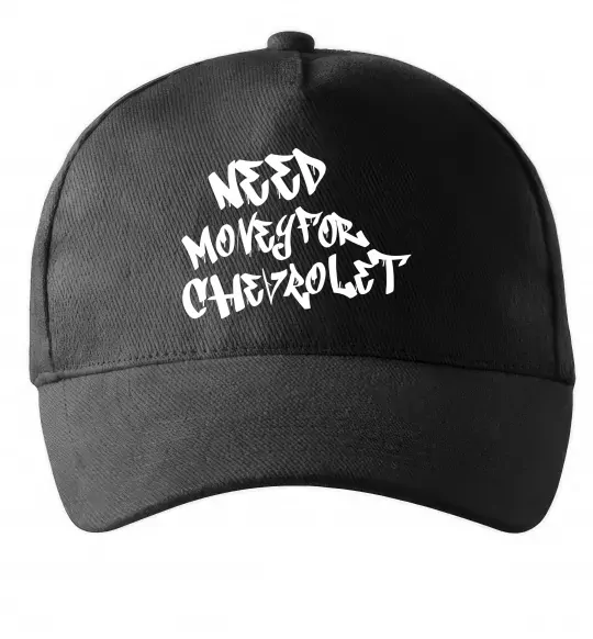 Кепка Need money for Chevrolet Черный фото
