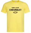 Чоловіча футболка Chevrolet one love Лимонний фото