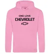 Жіноча толстовка (худі) Chevrolet one love Рожевий Жіноча толстовка (худі) Chevrolet one love Рожевий фото