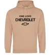 Жіноча толстовка (худі) Chevrolet one love Пісочний Жіноча толстовка (худі) Chevrolet one love Пісочний фото