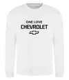 Свитшот Chevrolet one love Белый Свитшот Chevrolet one love Белый фото
