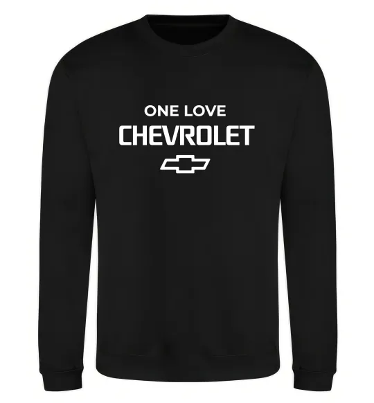 Світшот Chevrolet one love Чорний фото