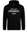 Жіноча толстовка (худі) Chevrolet one love Чорний Жіноча толстовка (худі) Chevrolet one love Чорний фото