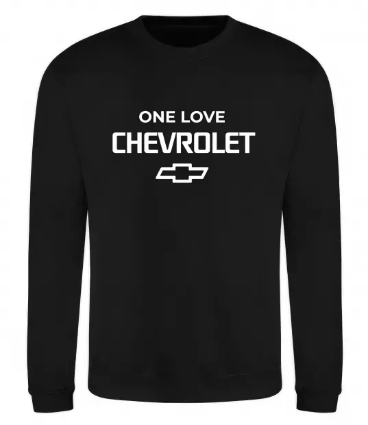 Свитшот Chevrolet one love Черный фото