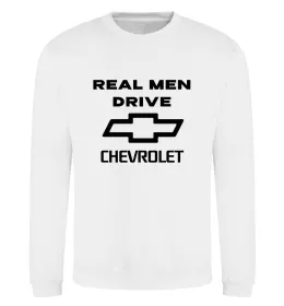 Світшот Drive a Chevrolet Білий фото