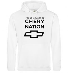 Мужская толстовка (худи) Proud member of chery nation
