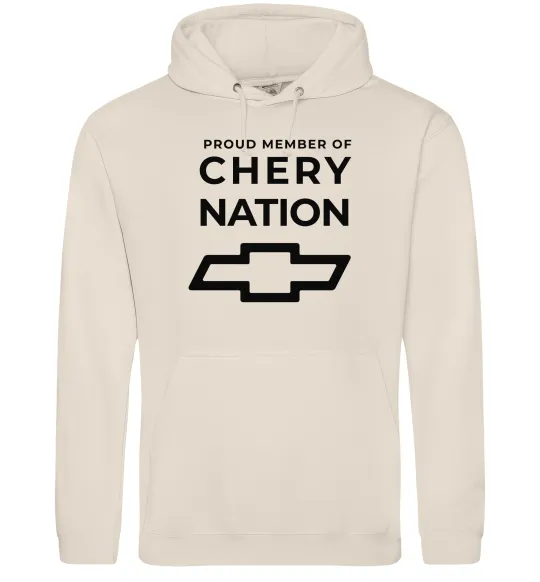 Женская толстовка (худи) Proud member of chery nation Таш фото