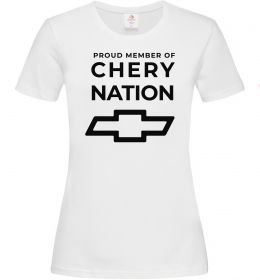Жіноча футболка Proud member of chery nation