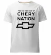 Мужская премиум футболка Proud member of chery nation Белый фото
