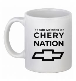Чашка керамическая Proud member of chery nation