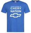 Чоловіча футболка Proud member of chery nation Яскраво-синій Чоловіча футболка Proud member of chery nation Яскраво-синій фото