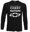 Лонгслив Proud member of chery nation Черный фото