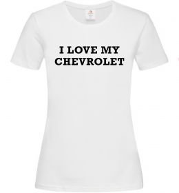 Жіноча футболка Love my Chevrolet