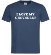 Чоловіча футболка Love my Chevrolet Темно-синій фото