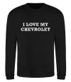 Світшот Love my Chevrolet Чорний фото