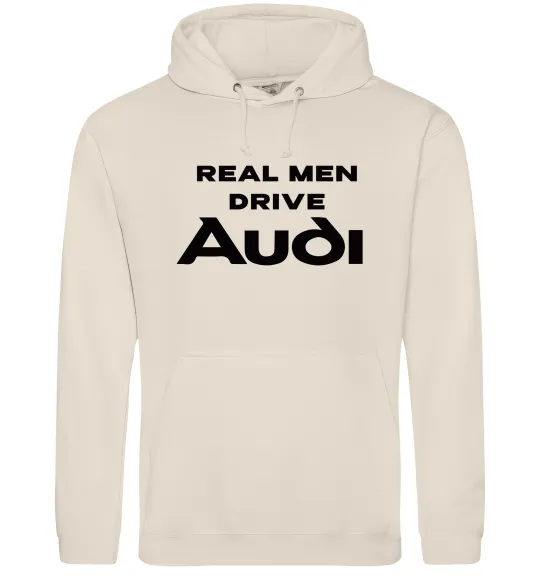Чоловіча толстовка (худі) Real man drive Audi Таш фото