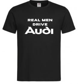 Мужская футболка Real man drive Audi