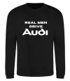 Свитшот Real man drive Audi Черный фото