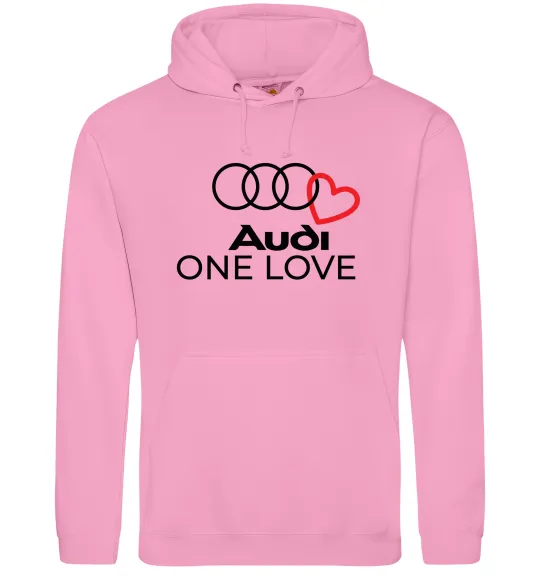 Жіноча толстовка (худі) Audi One love Рожевий фото