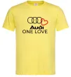 Чоловіча футболка Audi One love Лимонний фото