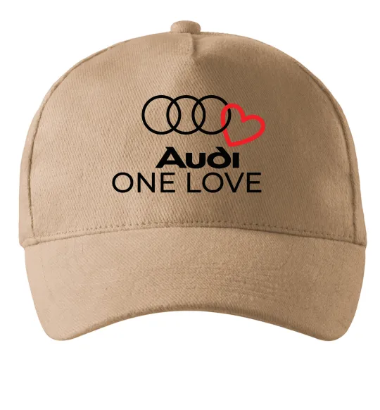 Кепка Audi One love Песочный фото