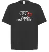 Футболка Оверсайз Audi One love Чорний фото