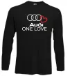 Лонгслів Audi One love Чорний фото