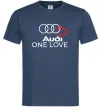 Чоловіча футболка Audi One love Темно-синій фото