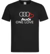 Чоловіча футболка Audi One love Чорний фото