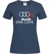 Жіноча футболка Audi One love Темно-синій Жіноча футболка Audi One love Темно-синій фото
