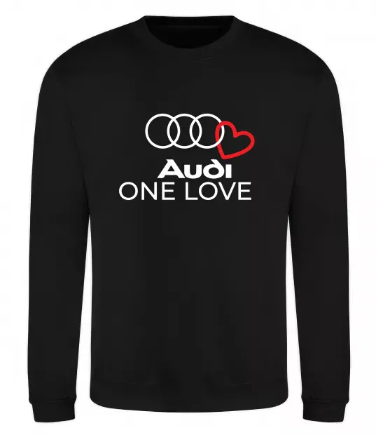 Світшот Audi One love Чорний фото