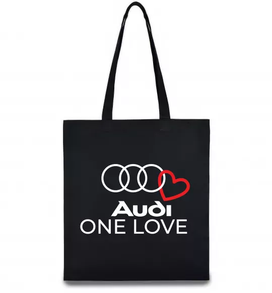Эко-сумка Audi One love Черный фото