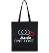 Эко-сумка Audi One love Черный фото