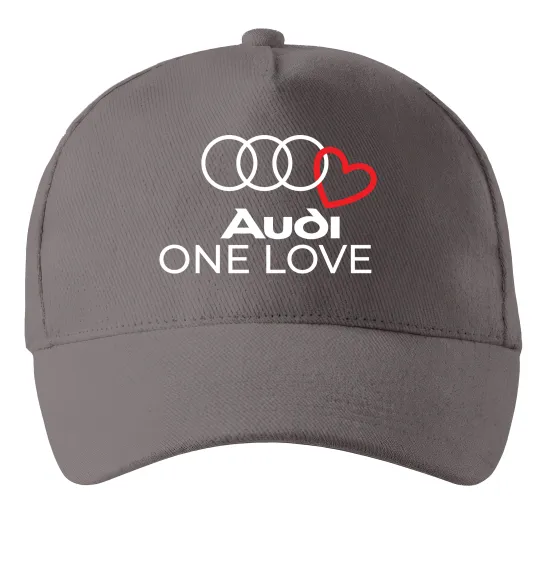 Кепка Audi One love Серый фото